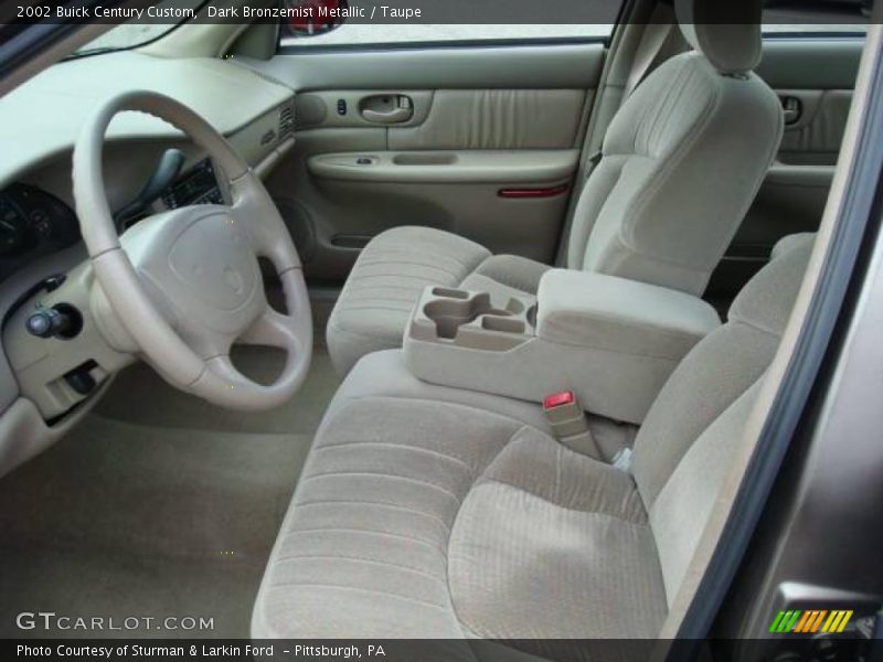 Dark Bronzemist Metallic / Taupe 2002 Buick Century Custom