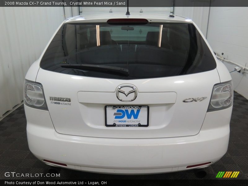 Crystal White Pearl Mica / Sand 2008 Mazda CX-7 Grand Touring