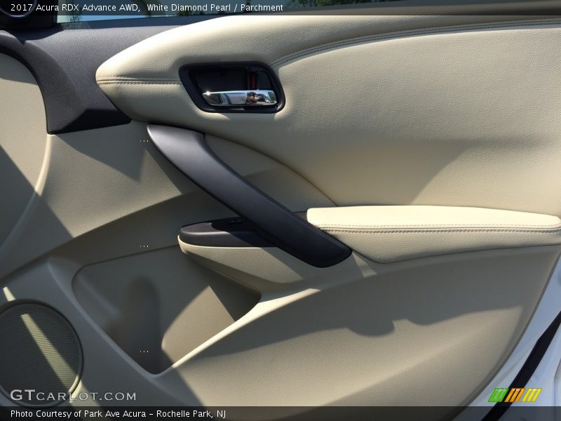 White Diamond Pearl / Parchment 2017 Acura RDX Advance AWD