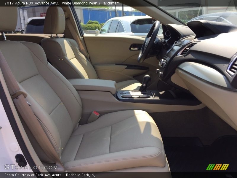 White Diamond Pearl / Parchment 2017 Acura RDX Advance AWD