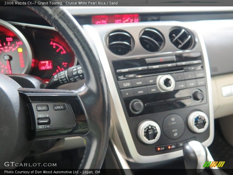 Crystal White Pearl Mica / Sand 2008 Mazda CX-7 Grand Touring