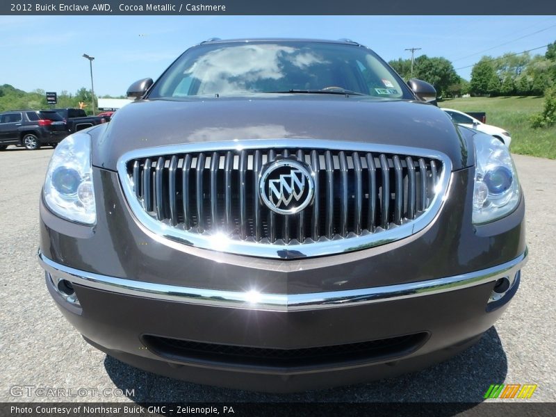 Cocoa Metallic / Cashmere 2012 Buick Enclave AWD