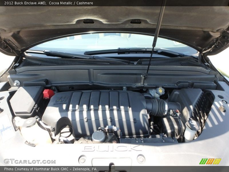 Cocoa Metallic / Cashmere 2012 Buick Enclave AWD