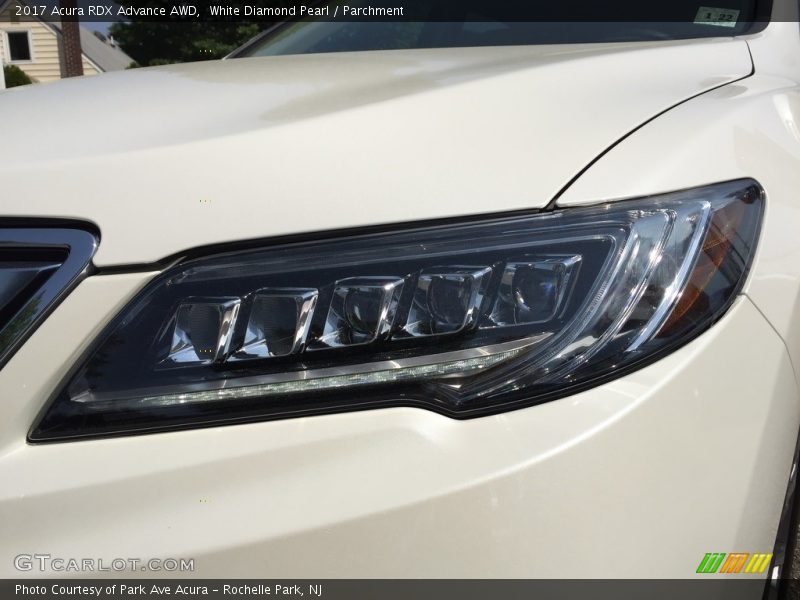 White Diamond Pearl / Parchment 2017 Acura RDX Advance AWD