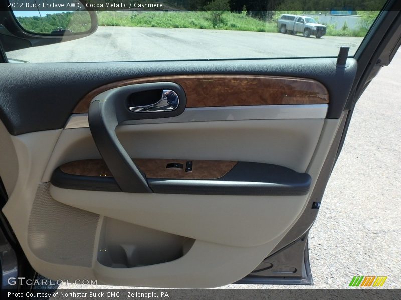 Cocoa Metallic / Cashmere 2012 Buick Enclave AWD