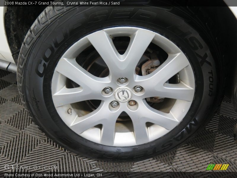 Crystal White Pearl Mica / Sand 2008 Mazda CX-7 Grand Touring