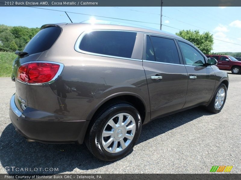 Cocoa Metallic / Cashmere 2012 Buick Enclave AWD