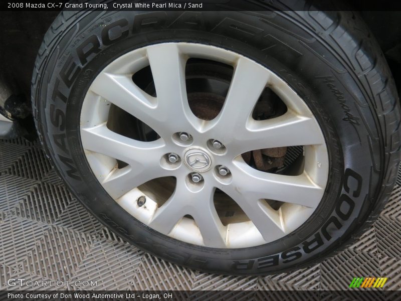 Crystal White Pearl Mica / Sand 2008 Mazda CX-7 Grand Touring