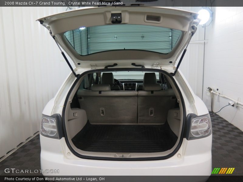 Crystal White Pearl Mica / Sand 2008 Mazda CX-7 Grand Touring