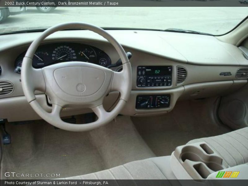 Dark Bronzemist Metallic / Taupe 2002 Buick Century Custom