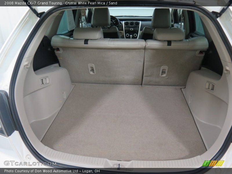 Crystal White Pearl Mica / Sand 2008 Mazda CX-7 Grand Touring