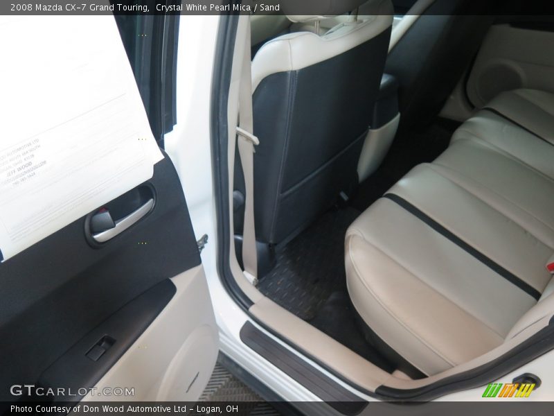 Crystal White Pearl Mica / Sand 2008 Mazda CX-7 Grand Touring