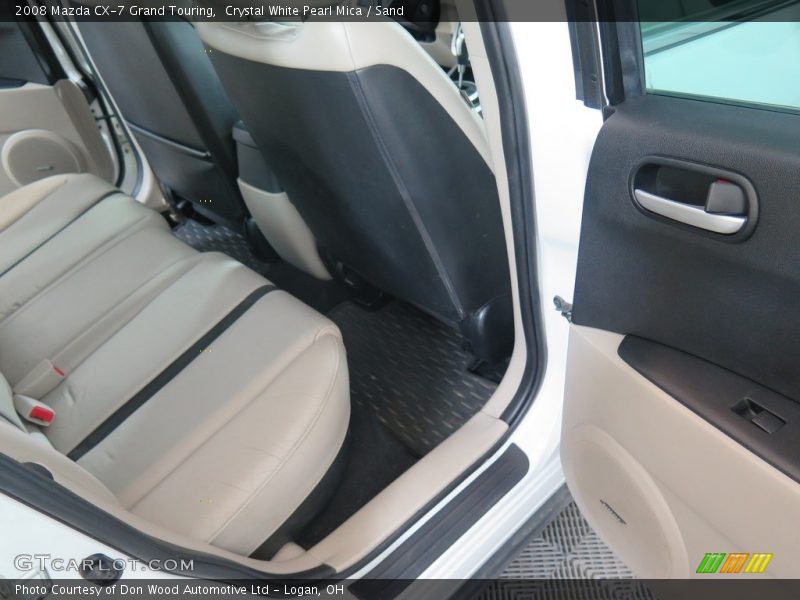 Crystal White Pearl Mica / Sand 2008 Mazda CX-7 Grand Touring