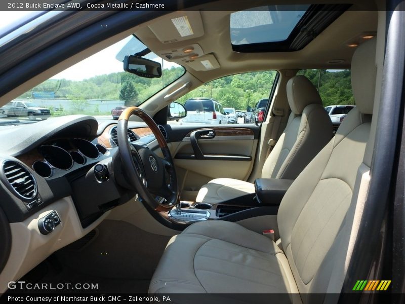 Cocoa Metallic / Cashmere 2012 Buick Enclave AWD