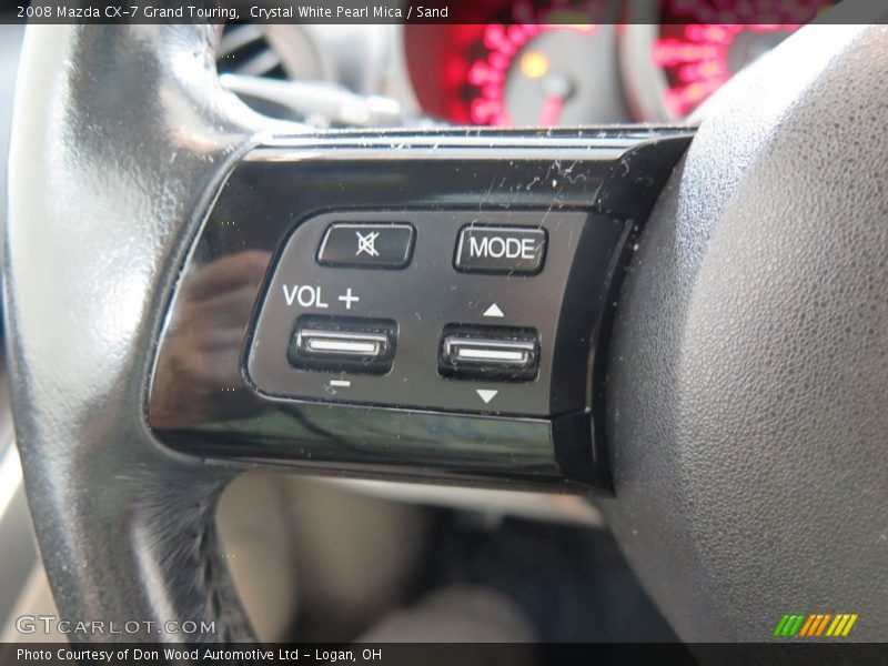 Crystal White Pearl Mica / Sand 2008 Mazda CX-7 Grand Touring