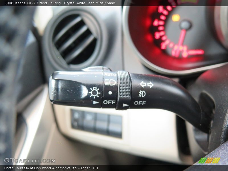 Crystal White Pearl Mica / Sand 2008 Mazda CX-7 Grand Touring