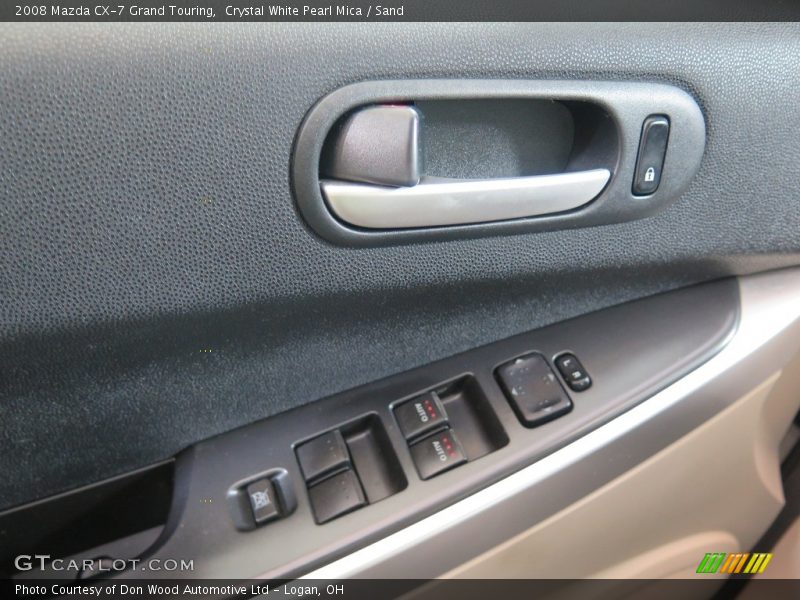 Crystal White Pearl Mica / Sand 2008 Mazda CX-7 Grand Touring