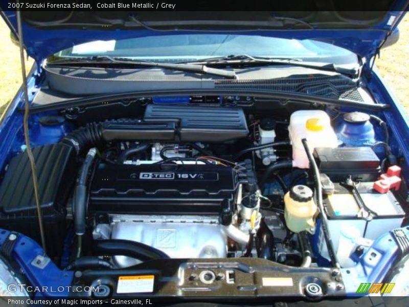 Cobalt Blue Metallic / Grey 2007 Suzuki Forenza Sedan