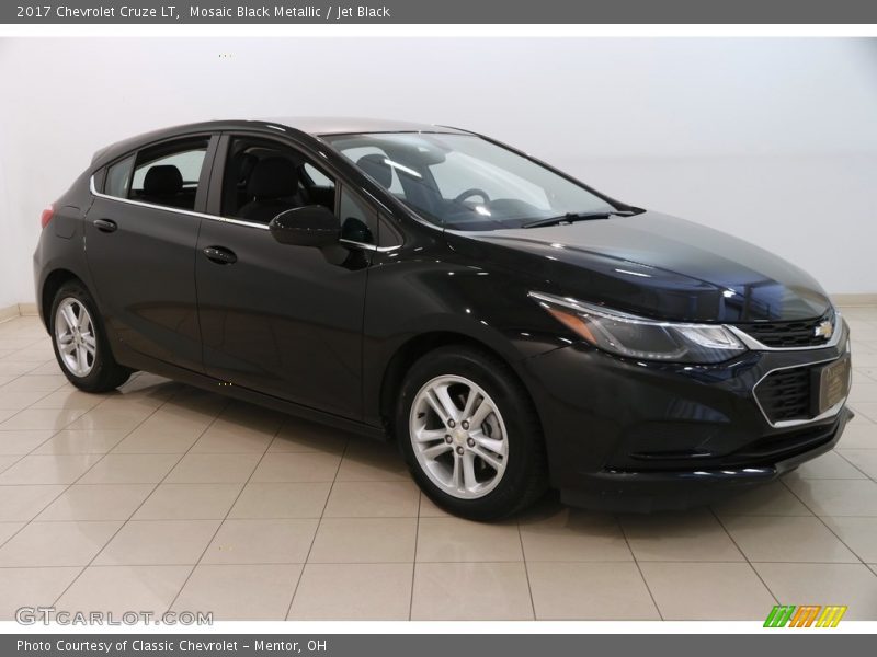 Mosaic Black Metallic / Jet Black 2017 Chevrolet Cruze LT