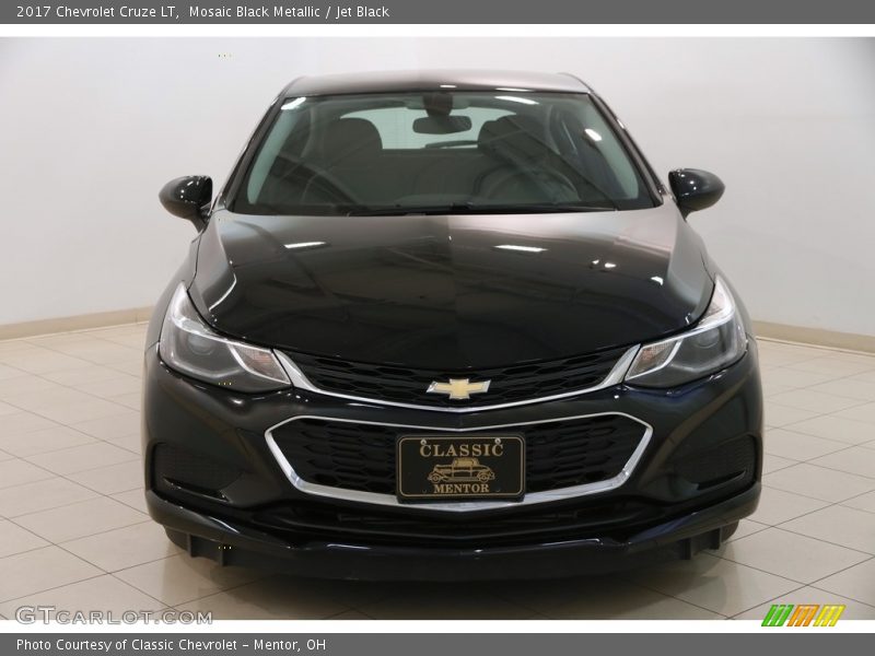 Mosaic Black Metallic / Jet Black 2017 Chevrolet Cruze LT