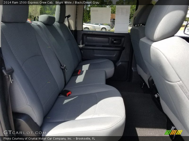 Bright White / Black/Diesel Gray 2014 Ram 1500 Express Crew Cab