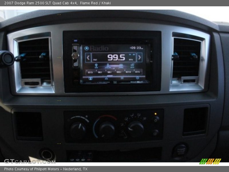 Flame Red / Khaki 2007 Dodge Ram 2500 SLT Quad Cab 4x4