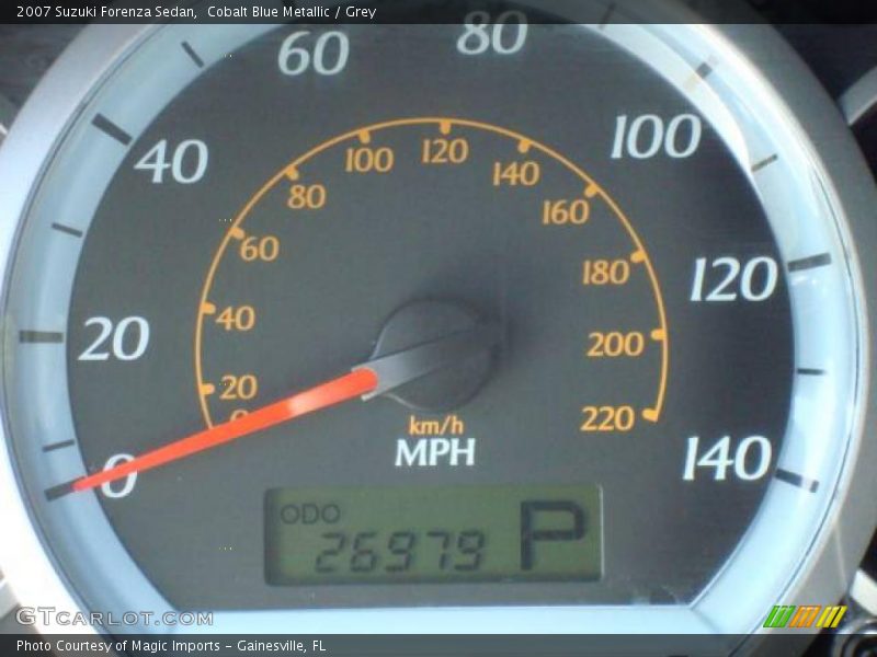 Cobalt Blue Metallic / Grey 2007 Suzuki Forenza Sedan