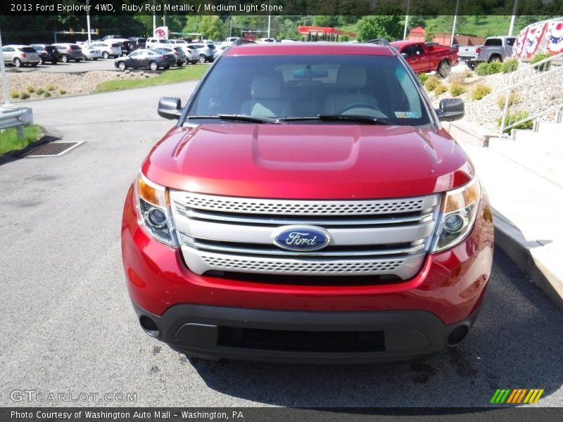 Ruby Red Metallic / Medium Light Stone 2013 Ford Explorer 4WD