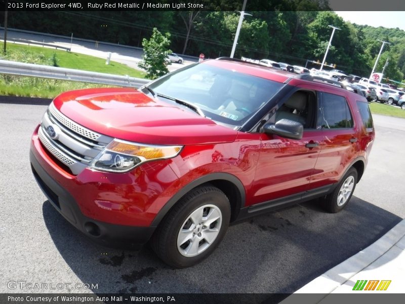 Ruby Red Metallic / Medium Light Stone 2013 Ford Explorer 4WD