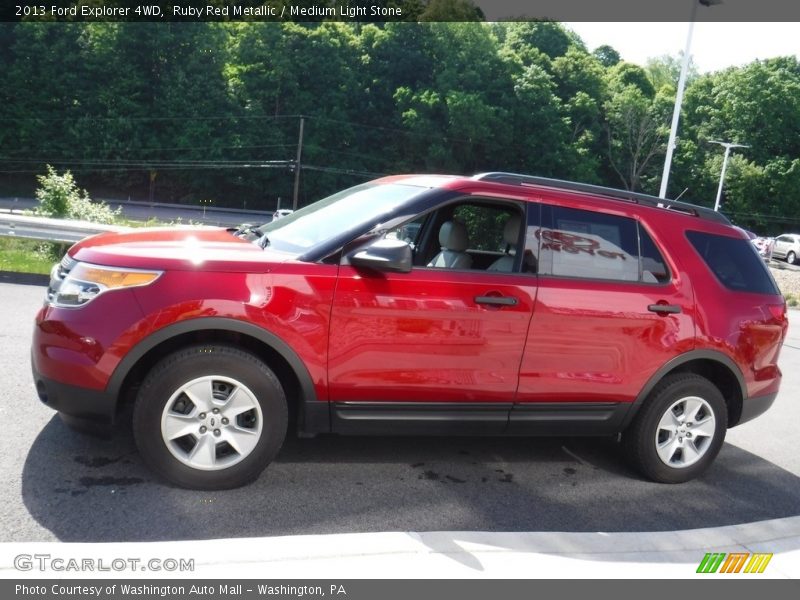 Ruby Red Metallic / Medium Light Stone 2013 Ford Explorer 4WD