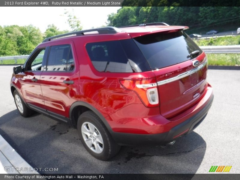 Ruby Red Metallic / Medium Light Stone 2013 Ford Explorer 4WD