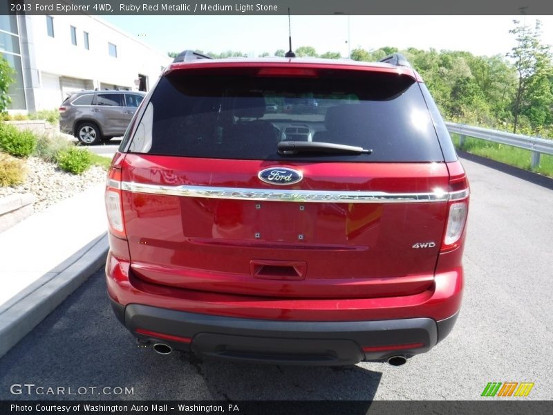 Ruby Red Metallic / Medium Light Stone 2013 Ford Explorer 4WD