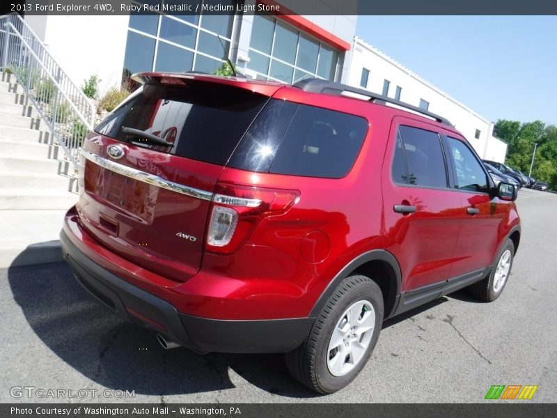 Ruby Red Metallic / Medium Light Stone 2013 Ford Explorer 4WD