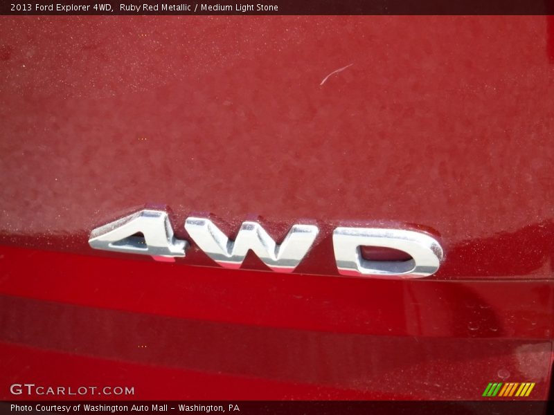 Ruby Red Metallic / Medium Light Stone 2013 Ford Explorer 4WD