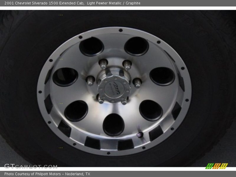 Light Pewter Metallic / Graphite 2001 Chevrolet Silverado 1500 Extended Cab