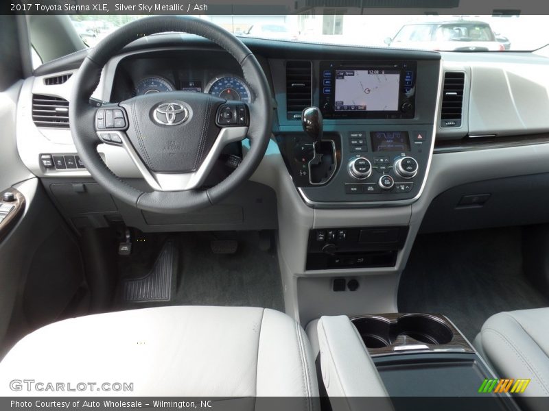 Silver Sky Metallic / Ash 2017 Toyota Sienna XLE