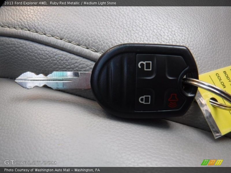 Ruby Red Metallic / Medium Light Stone 2013 Ford Explorer 4WD