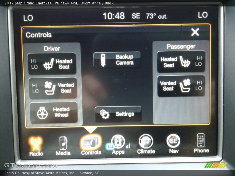 Bright White / Black 2017 Jeep Grand Cherokee Trailhawk 4x4