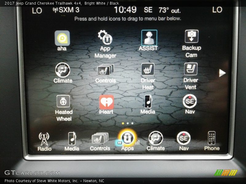 Bright White / Black 2017 Jeep Grand Cherokee Trailhawk 4x4