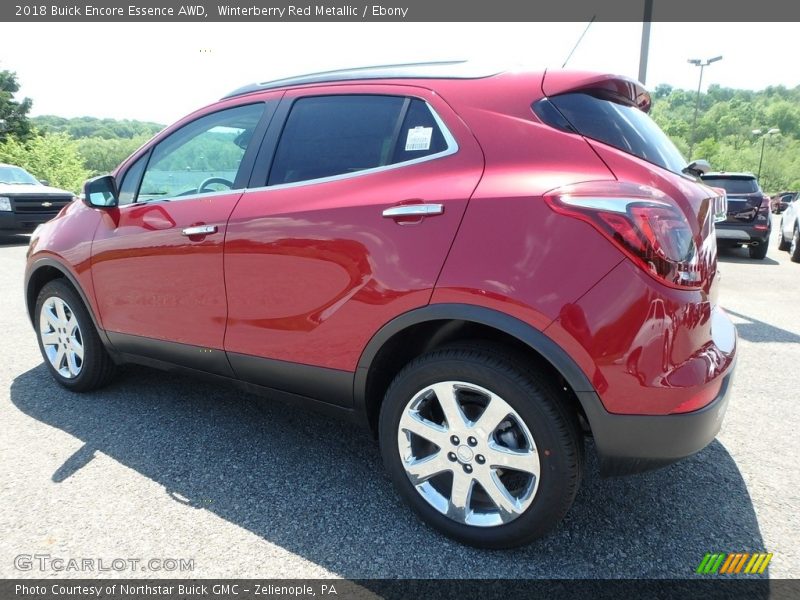 Winterberry Red Metallic / Ebony 2018 Buick Encore Essence AWD