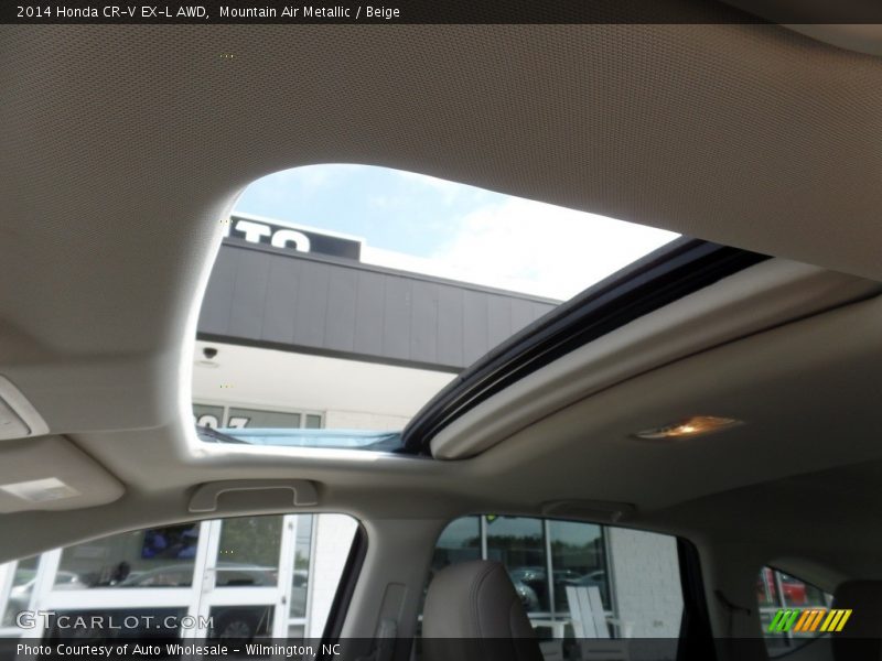 Mountain Air Metallic / Beige 2014 Honda CR-V EX-L AWD