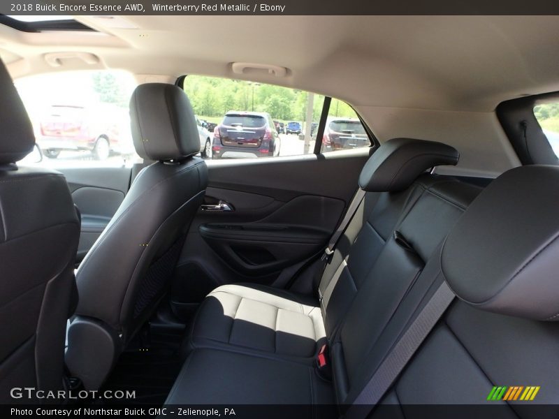 Winterberry Red Metallic / Ebony 2018 Buick Encore Essence AWD