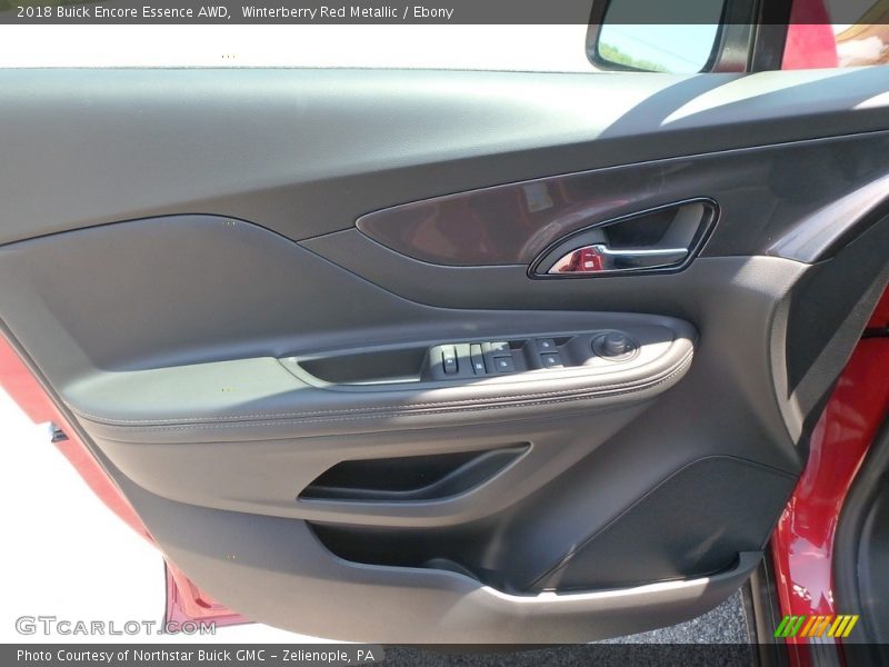 Winterberry Red Metallic / Ebony 2018 Buick Encore Essence AWD
