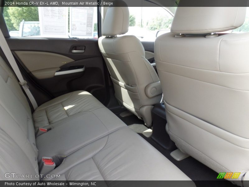 Mountain Air Metallic / Beige 2014 Honda CR-V EX-L AWD