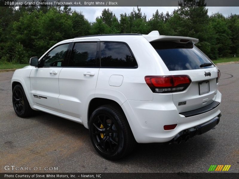 Bright White / Black 2018 Jeep Grand Cherokee Trackhawk 4x4