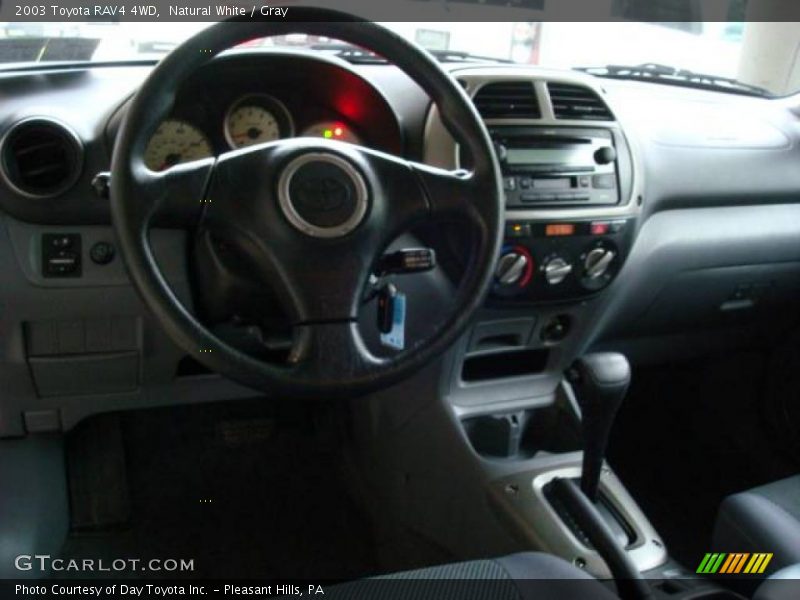 Natural White / Gray 2003 Toyota RAV4 4WD