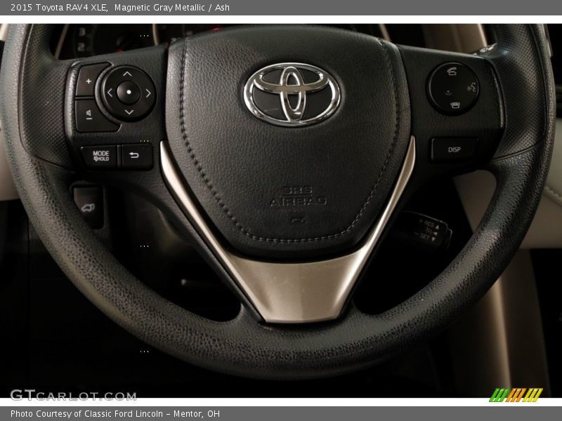 Magnetic Gray Metallic / Ash 2015 Toyota RAV4 XLE