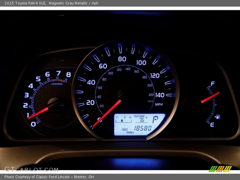 Magnetic Gray Metallic / Ash 2015 Toyota RAV4 XLE