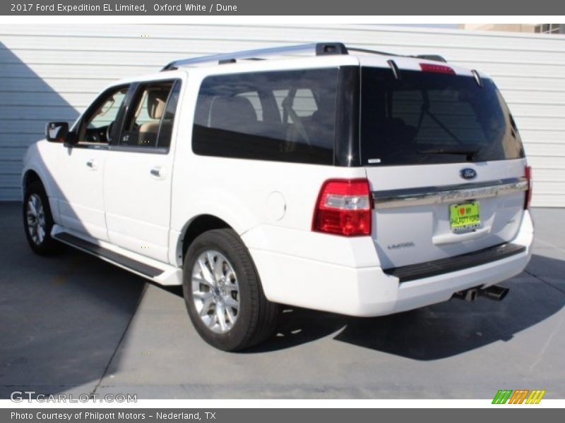 Oxford White / Dune 2017 Ford Expedition EL Limited