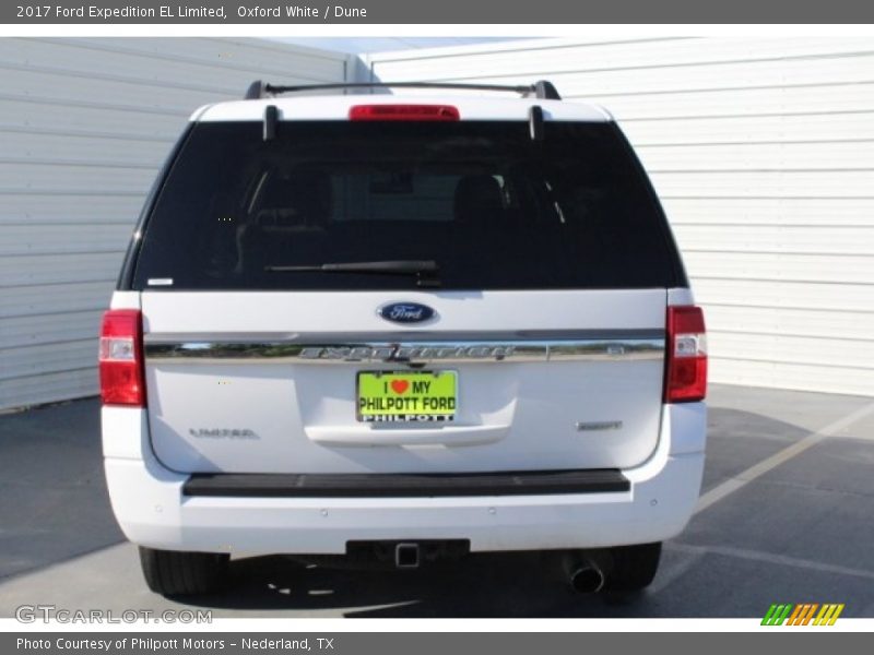 Oxford White / Dune 2017 Ford Expedition EL Limited